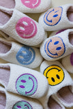 Black Smiley Face Slippers