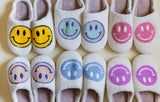 Vintage Yellow Smiley Face Slippers