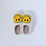 Yellow Smiley Face Slippers