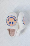 Vintage Yellow Smiley Face Slippers