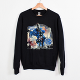 NAIGC Men's Watercolor: Black Sweatshirt
