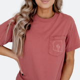 AZ Pocket Tee- Cumin