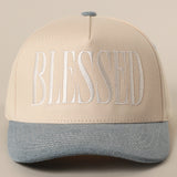 Blessed- Trucker Hat (Denim)