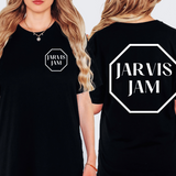 Jarvis Jam: White & Black Shirts