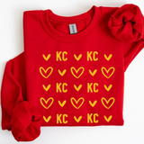 KC Hearts (Shirt/Sweatshirt)