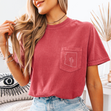 AZ Pocket Tee- Brick