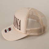 Arizona- Mesh Trucker Hat (Tan)