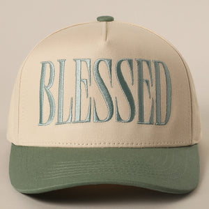 Blessed- Trucker Hat (Sage)
