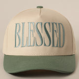 Blessed- Trucker Hat (Sage)
