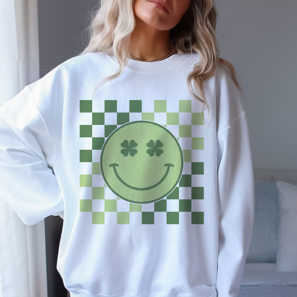 Shamrock Smiley- Sweatshirt