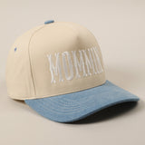 Mommin- Trucker Hat (Denim)