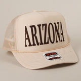 Arizona- Mesh Trucker Hat (Tan)