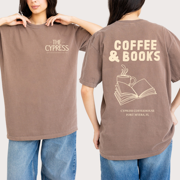 Coffee & Books- Brown (Cypress Coffeehouse)