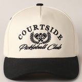 Courtside Pickleball Club- Trucker Hat (Black)