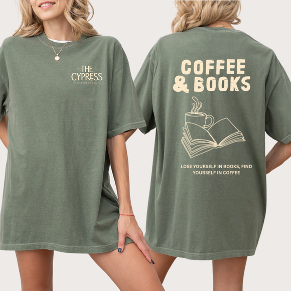 Coffee & Books- Green (Cypress Coffeehouse)