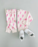 Pink Lightning Bolt Jogger Set (Preorders! Close Nov 21)