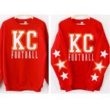 KC Football w/Sleeve Stars (Sweatshirt)