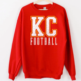 KC Football w/Sleeve Stars (Sweatshirt)