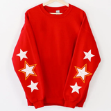 KC Football w/Sleeve Stars (Sweatshirt)