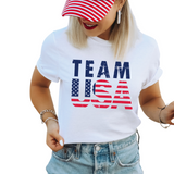 Team USA- White Unisex Shirt