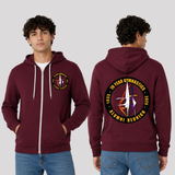 Maroon- Full-Zip Hoodie