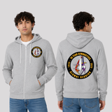 Grey- Full-Zip Hoodie