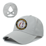Women's Ponytail Hat- Grey