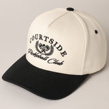 Courtside Pickleball Club- Trucker Hat (Black)