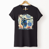 NAIGC Women's Watercolor: Black Tee