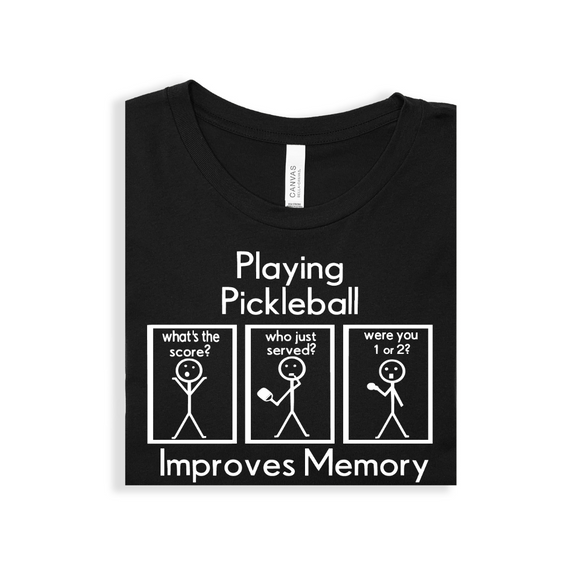 Pickleball Improves Memory- Black