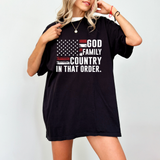 God, Family, Country (Black)