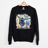 NAIGC Women's Watercolor: Black Sweatshirt