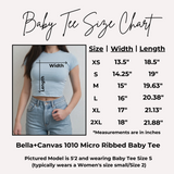 BBQ Stain- Baby Tee Crop