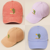 Cactus- Baseball Cap (Multiple Colors)