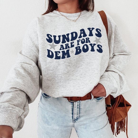 Sundays are for dem boys: Cowboys- Sweatshirt