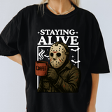 Stayin Alive- Comfort Colors (Multiple Character Options)