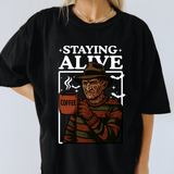 Stayin Alive- Comfort Colors (Multiple Character Options)