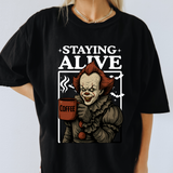 Stayin Alive- Comfort Colors (Multiple Character Options)
