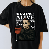 Stayin Alive- Comfort Colors (Multiple Character Options)