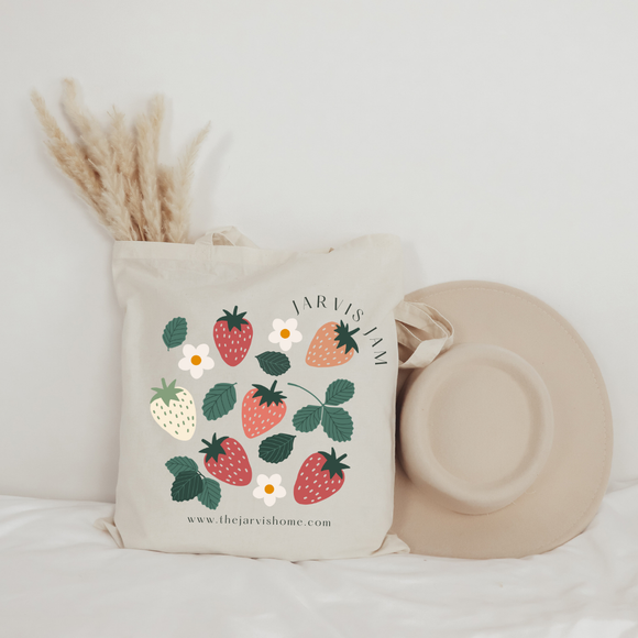 Jarvis Jam Tote Bag: Gussetted Canvas