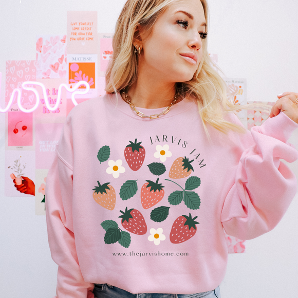 Jarvis Jam: Strawberry Sweatshirt