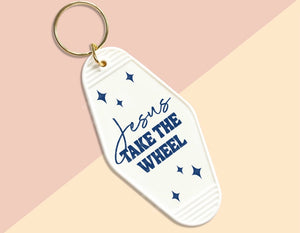 Jesus Take the Wheel- Keychain