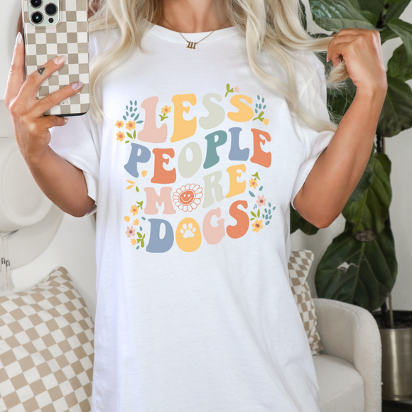 Less People, More Dogs Tee