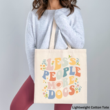 Less People, More Dogs Tote Bag