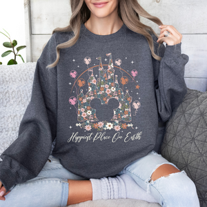 Floral Magic/ Happiest Place on Earth (Shirt/Sweatshirt)