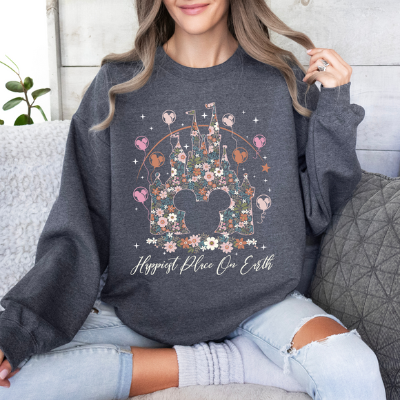 Floral Magic/ Happiest Place on Earth (Shirt/Sweatshirt)