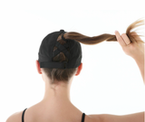 Women's Ponytail Hat- Grey