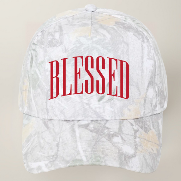 Blessed- Baseball Cap (Camo)