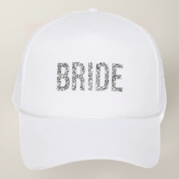 Bride Rhinestone- Mesh Trucker Hat