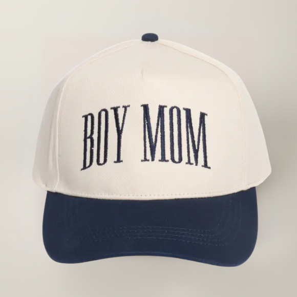 Boy Mom- Trucker Hat (Navy)